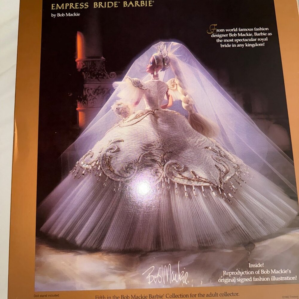 1992 Bob Mackie Empress Bride Barbie #4247 NRFB Limited Edition